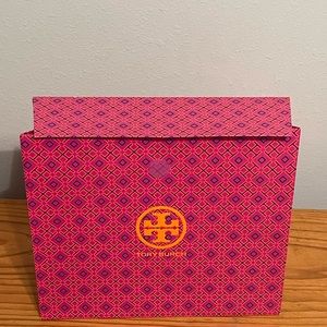 Tory Burch standing Velcro close gift bag